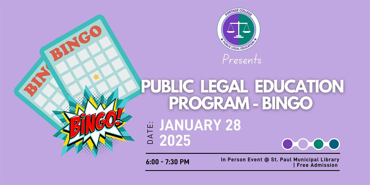 Public Legal Education Program - Bingo