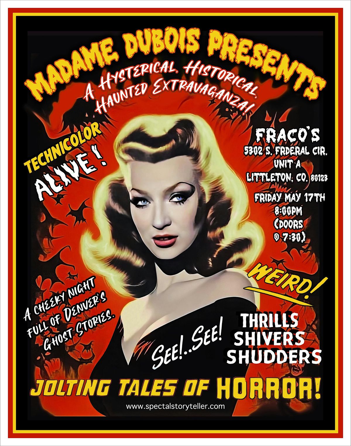 MADAME DUBOIS presents A HYSTERICAL, HISTORICAL HAUNTED EXTRAVAGANZA!