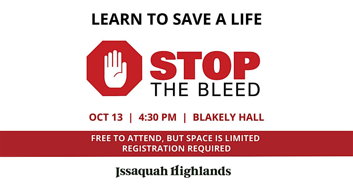 Stop the Bleed Training