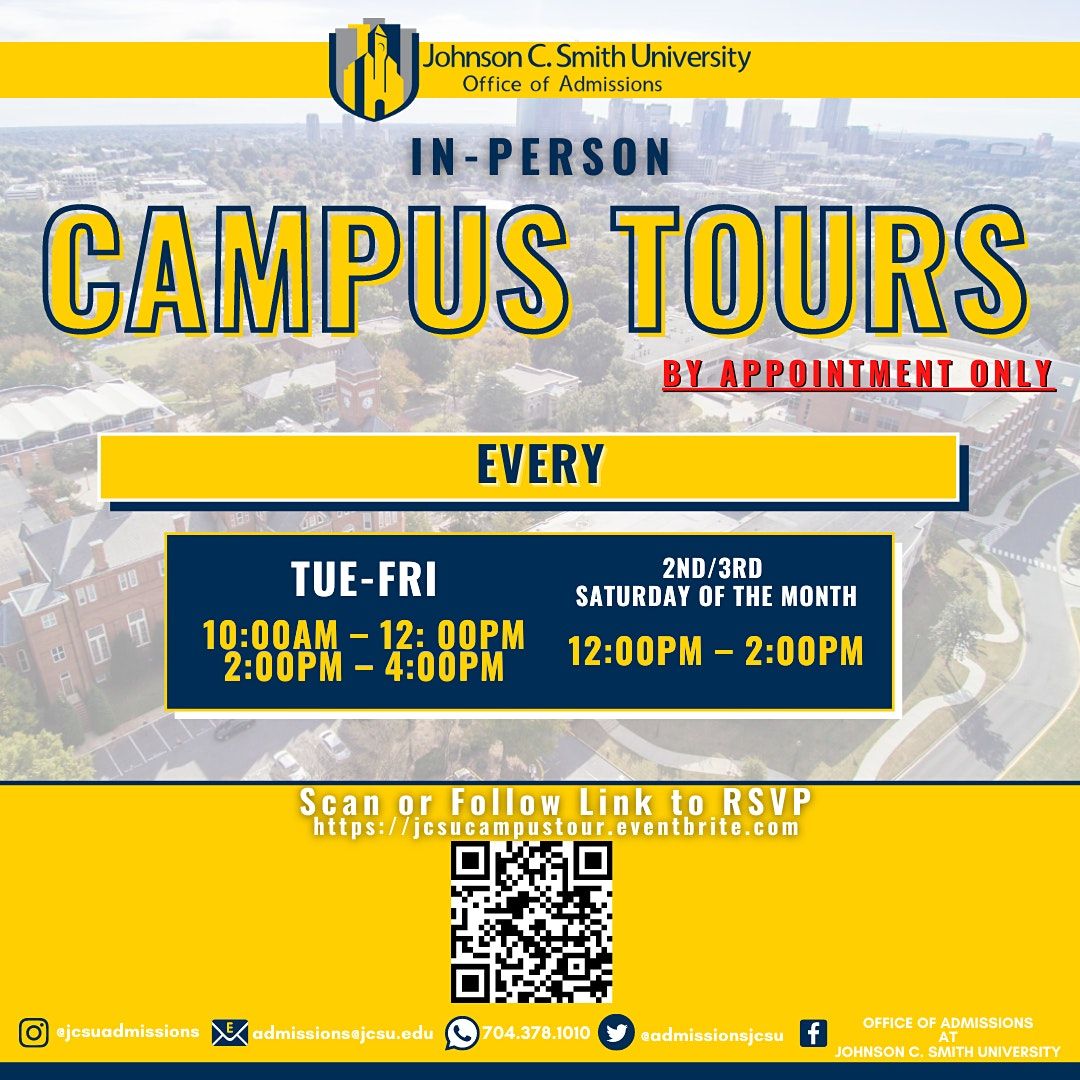 JCSU InPerson Campus Tours, Johnson C. Smith University, Charlotte, 6