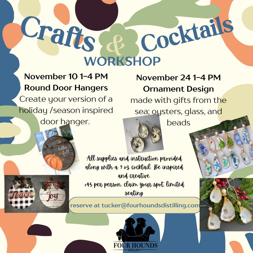 Crafts & Cocktails Workshop