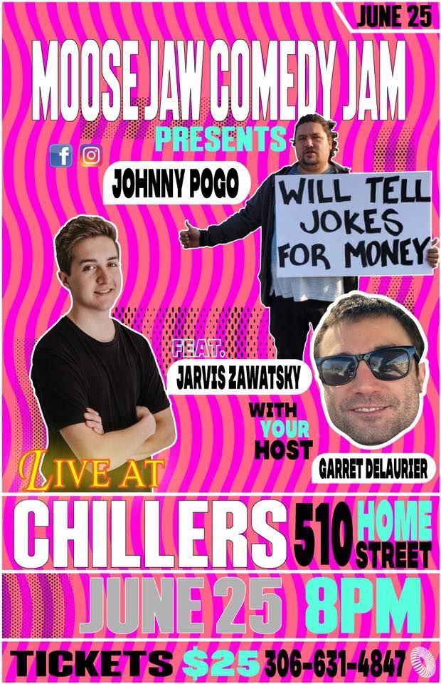 Johnny Pogo and Jarvis Zawatsky at Chillers Brew Pub.