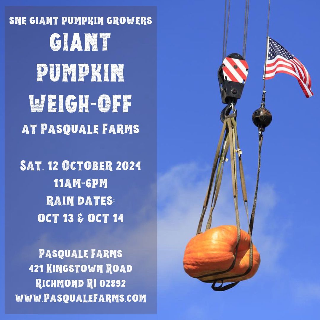 Giant Pumpkin Weigh-Off at Pasquale Farms