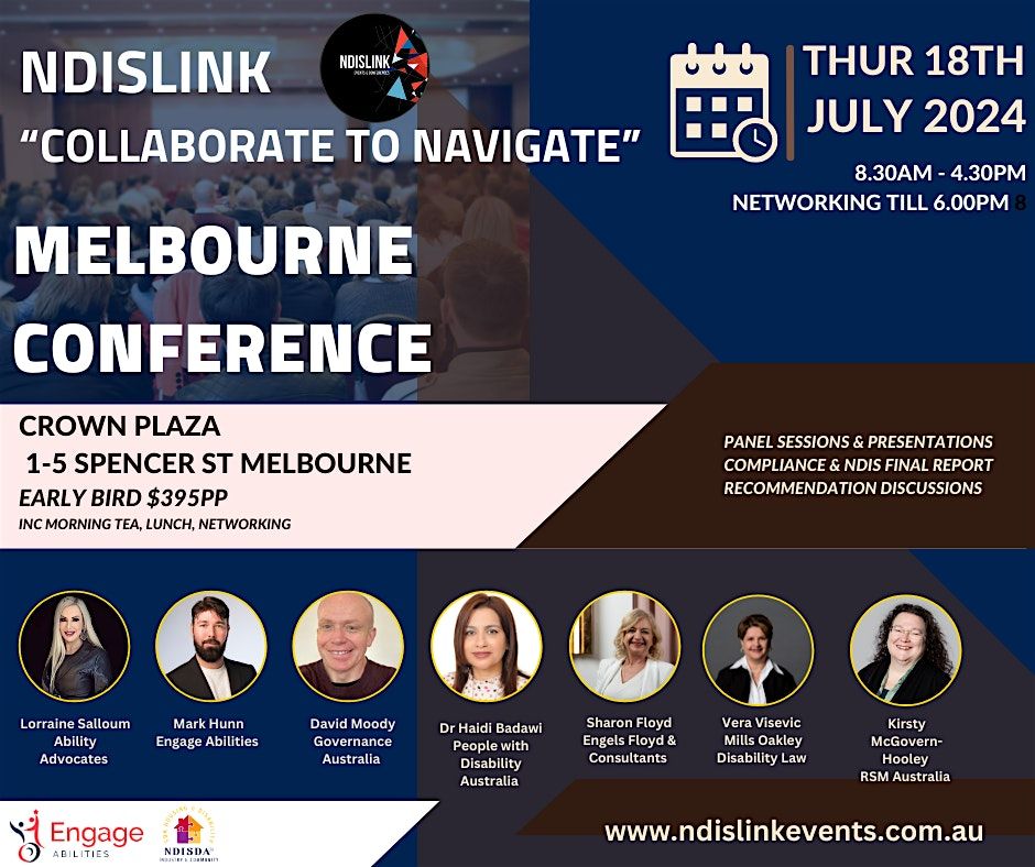 MELBOURNE NDISLINK "Collaborate to Navigate" Conference 2024