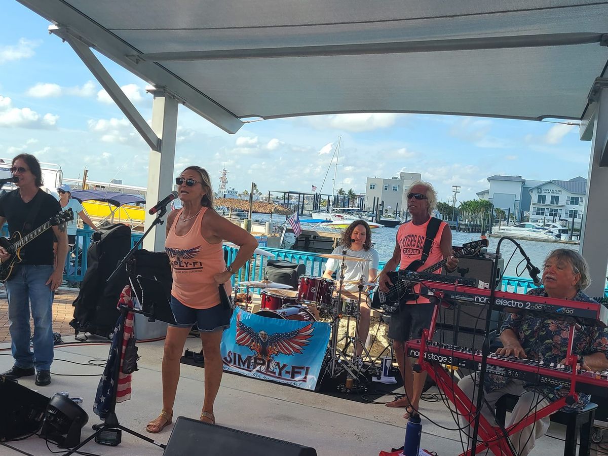 Simply-fi Band at Bayside Park concert series Ft Myers Beach 