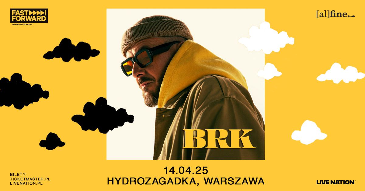 BRK \u2013 Official Event, 14.04.2025, Hydrozagadka, Warszawa