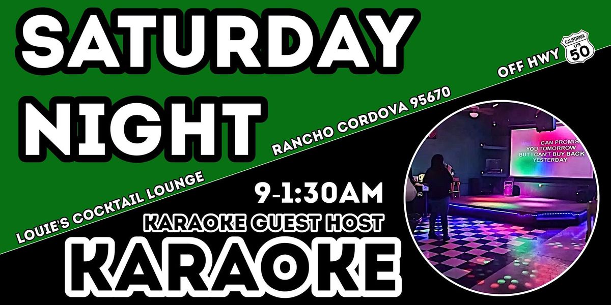 Saturday Night Karaoke At Louie's Cocktail Lounge