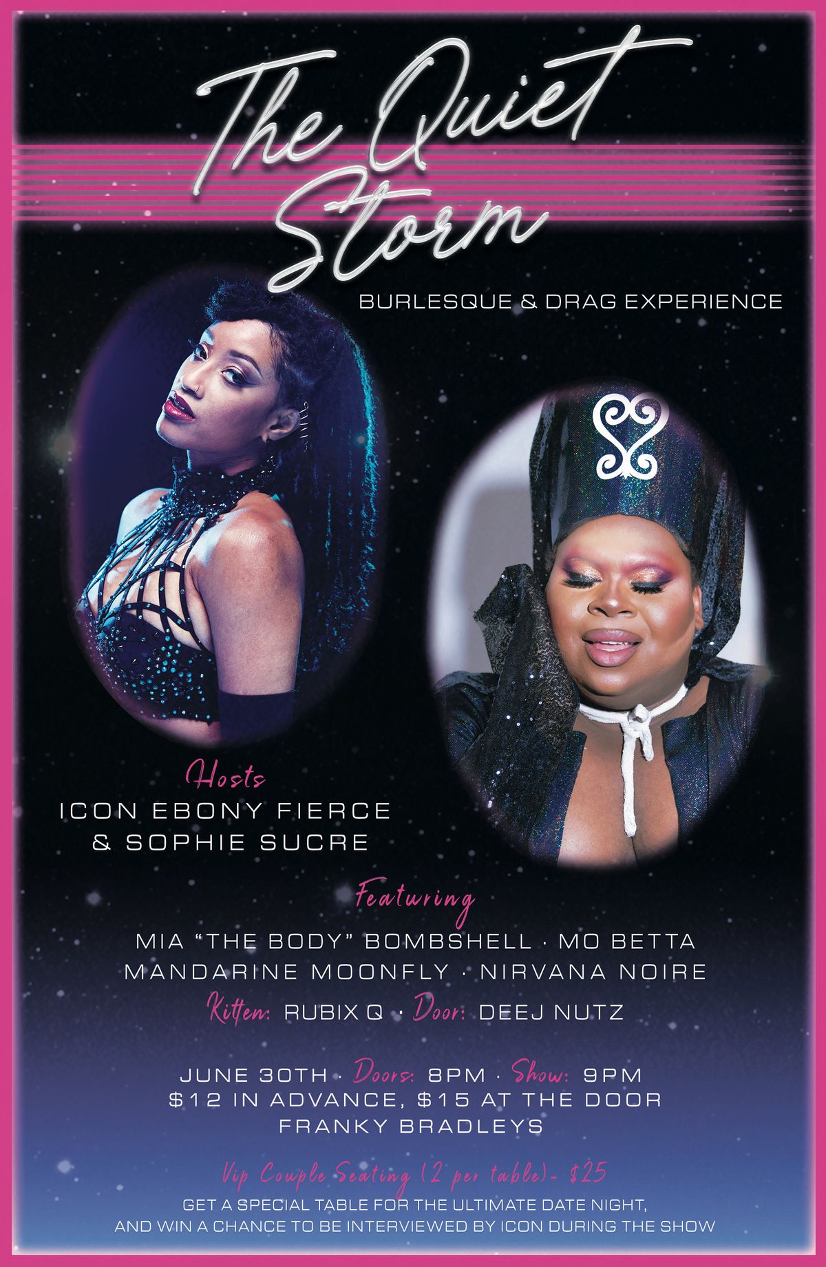The Quiet Storm: An R&B Drag and Burlesque Experience