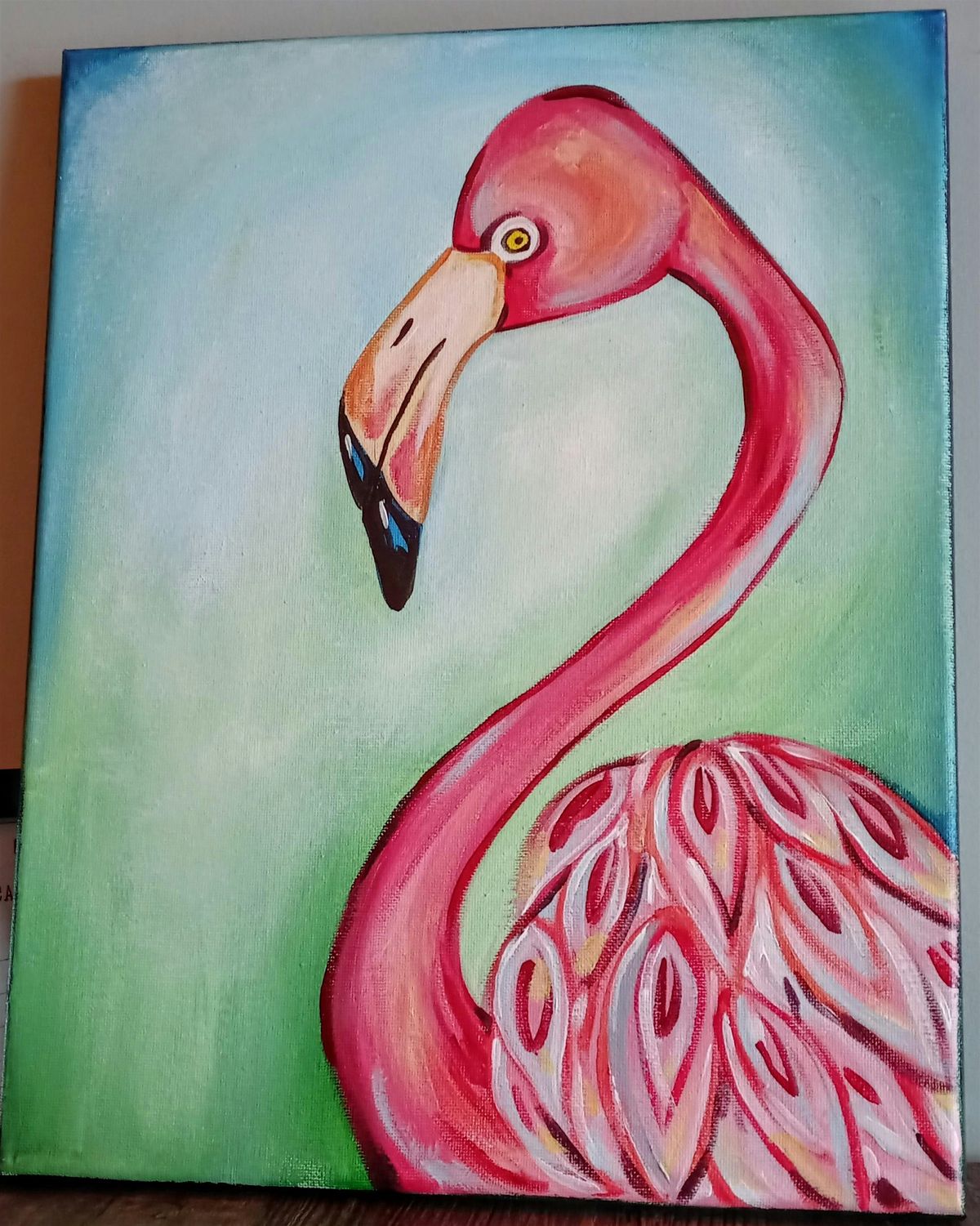 SUMMER SIP AND PAINT "FLAMINGO" WITH MJ KING