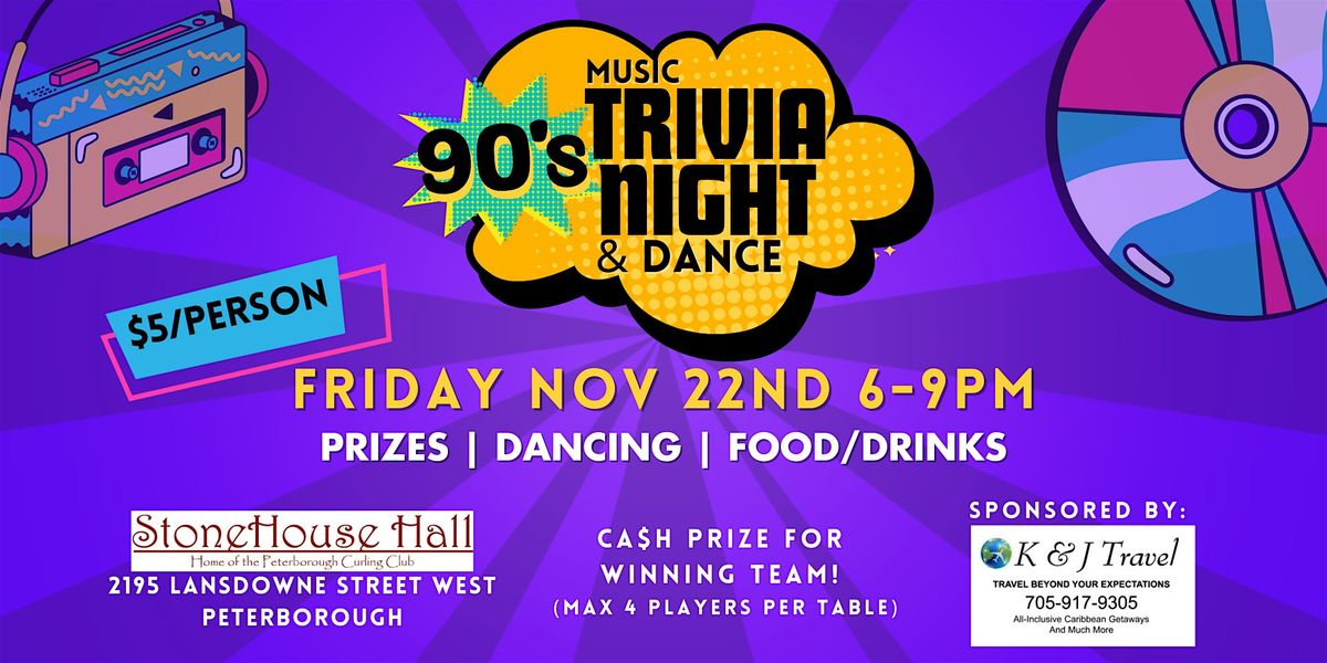 90s Music Trivia & Dance!