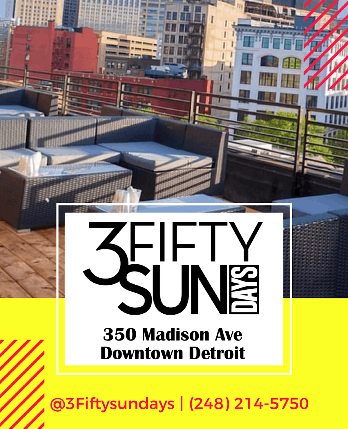 3Fifty Sundays, Rooftop Day Party