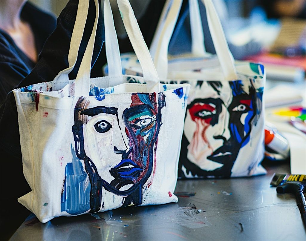 Paint Your Own Tote Bag or Pouch