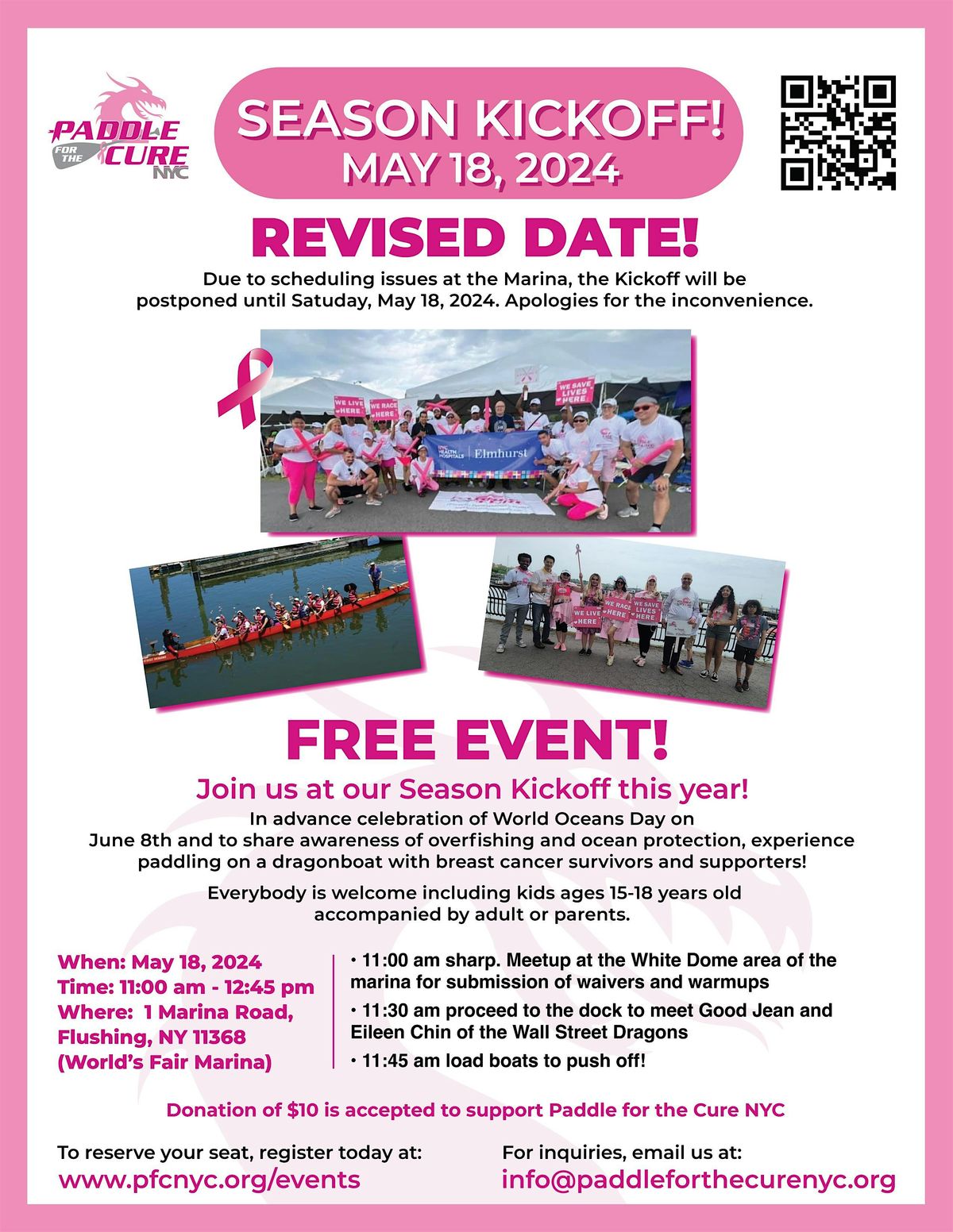 Paddle For the Cure Season Kickoff!