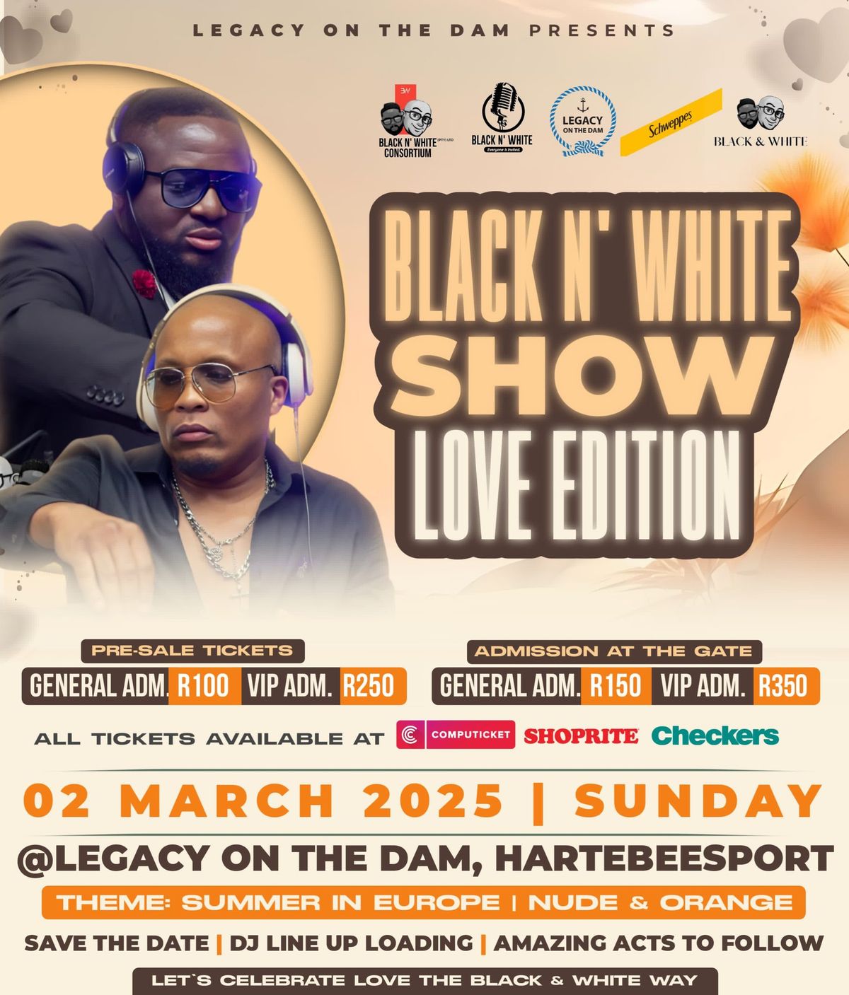 Black N\u2019 White Show\u2019s Valentines at the Dam 