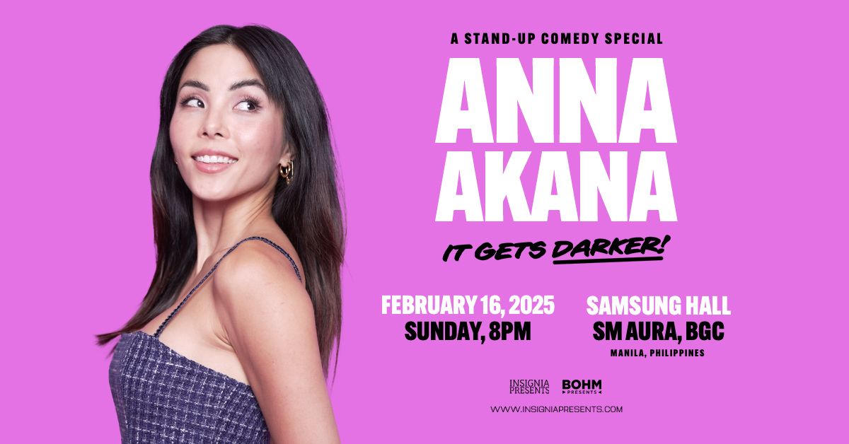 Anna Akana 'It Gets Darker!' Tour live in Manila | Feb 16, 2025