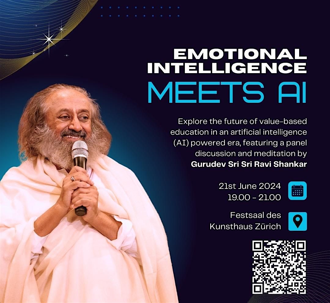 Emotional Intelligence meets AI with Gurudev Sri Sri Ravi Shankar