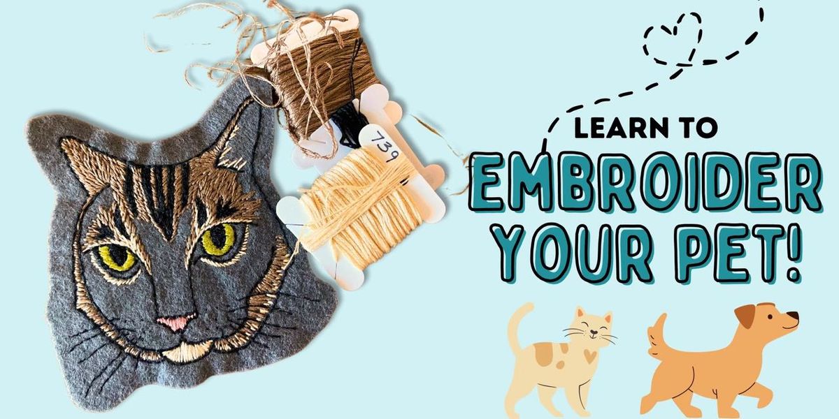 Embroider Your Pets Workshop