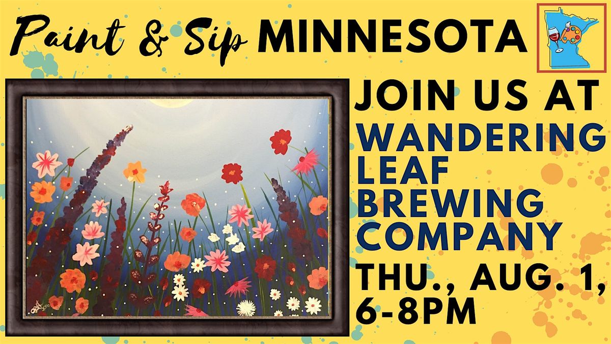 August 1 Paint & Sip at Wandering Leaf Brewing Co.