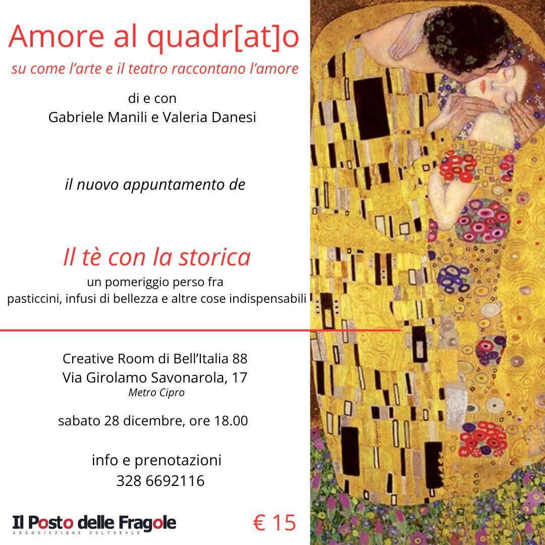 Amore al quadr[at]o - Il t\u00e8 con la storica