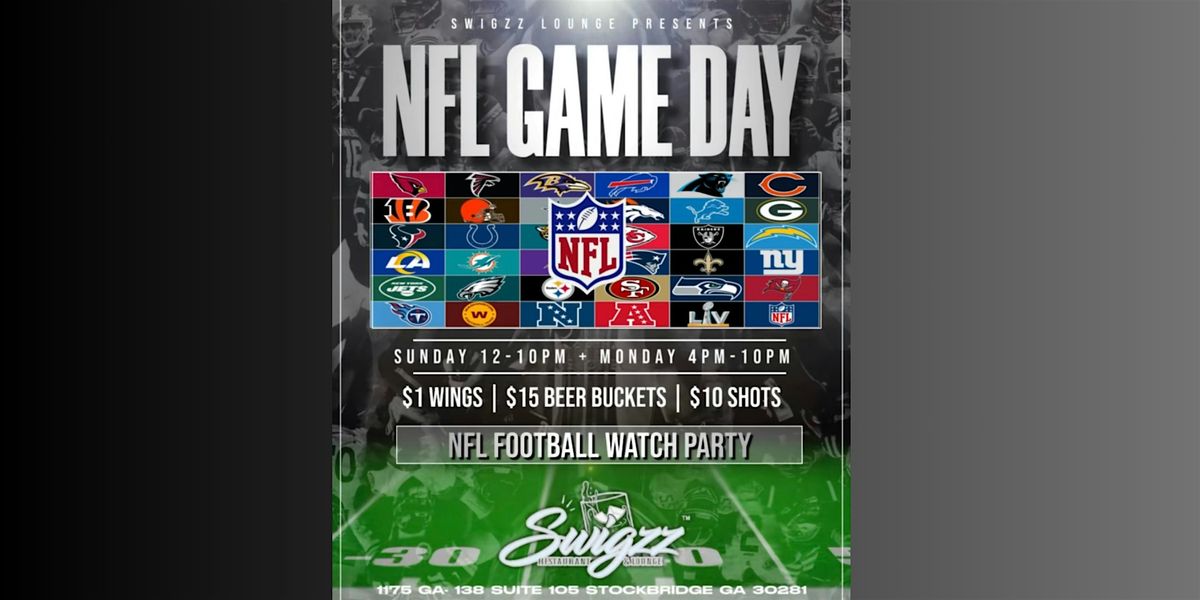 NFL Game Day at Swigzz Lounge