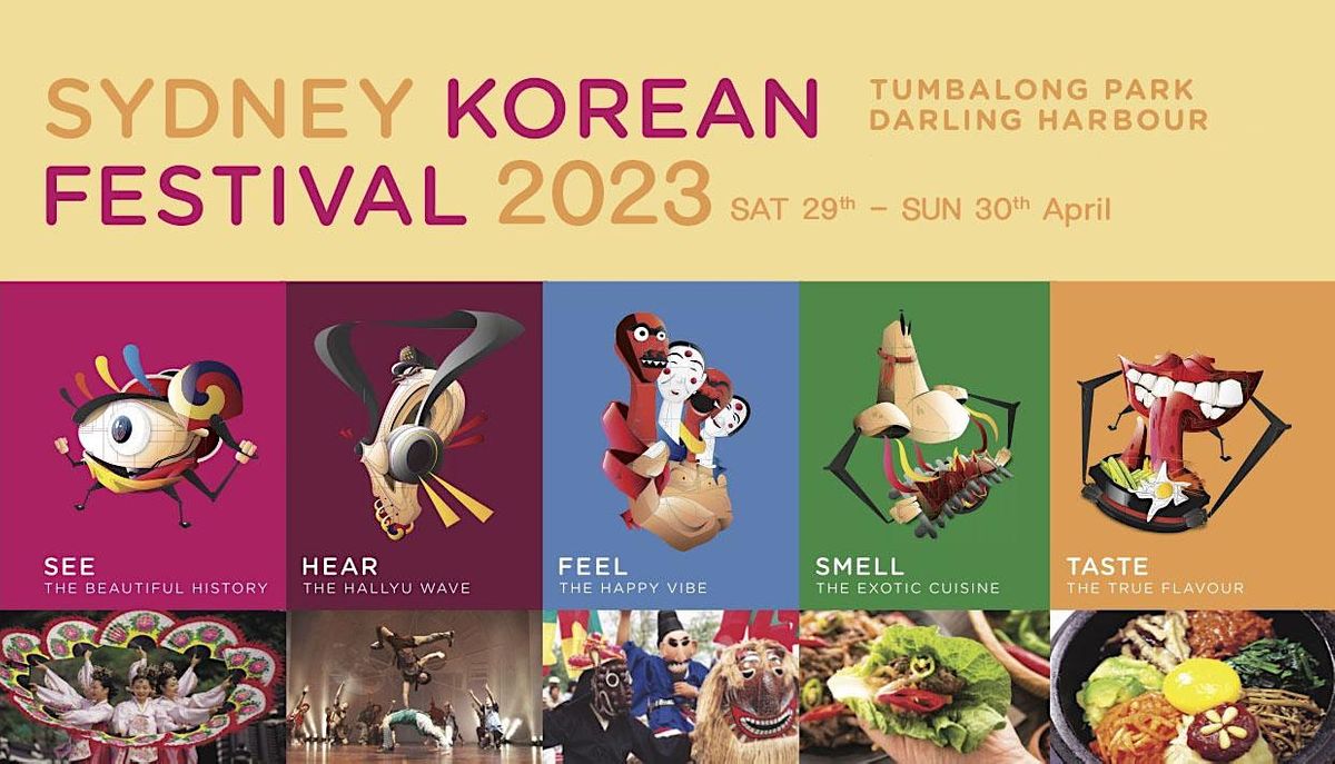 Sydney Korean Festival 2023, Tumbalong Park, Sydney, 29 April to 30 April