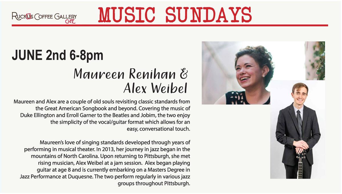 Music Sundays - Maureen Renihan & Alex Weibel