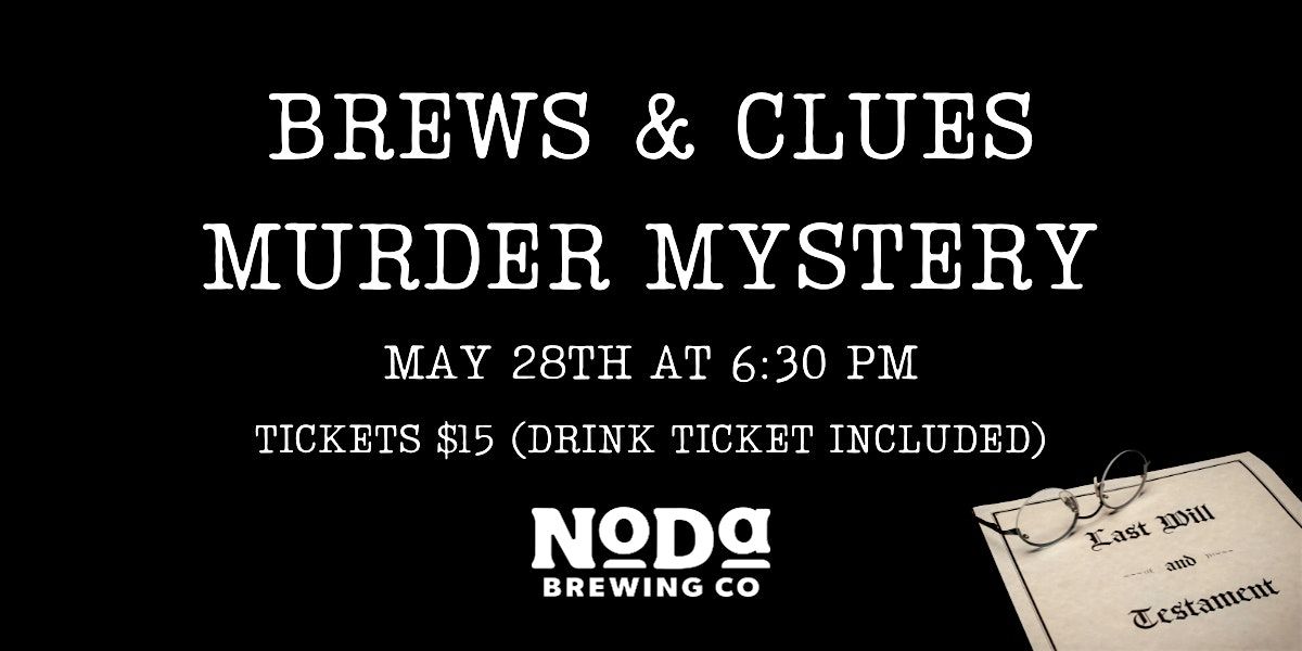 Brews & Clues M**der Mystery Party