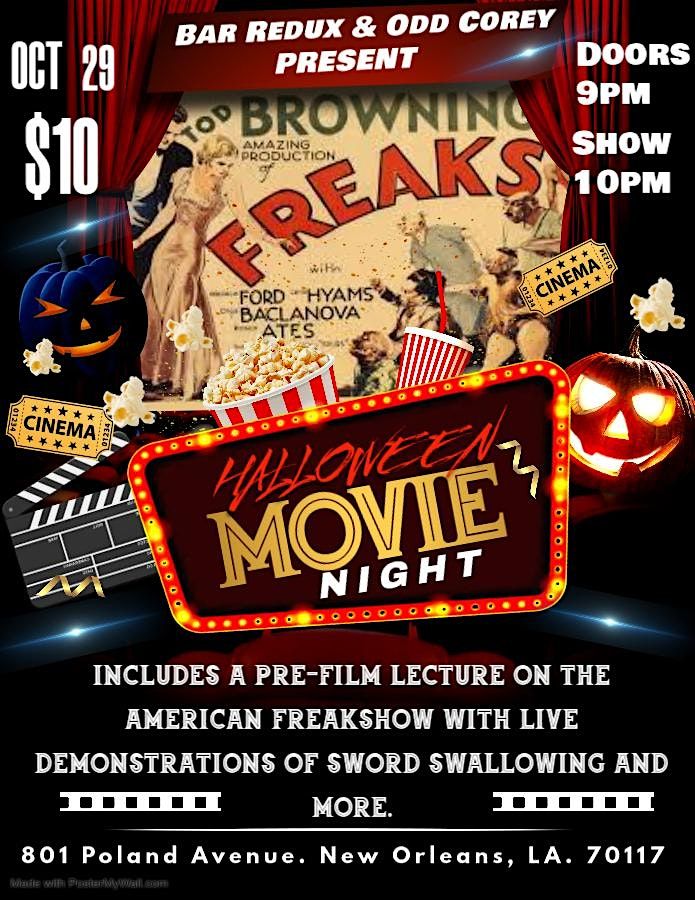 Halloween Movie Night at Bar Redux