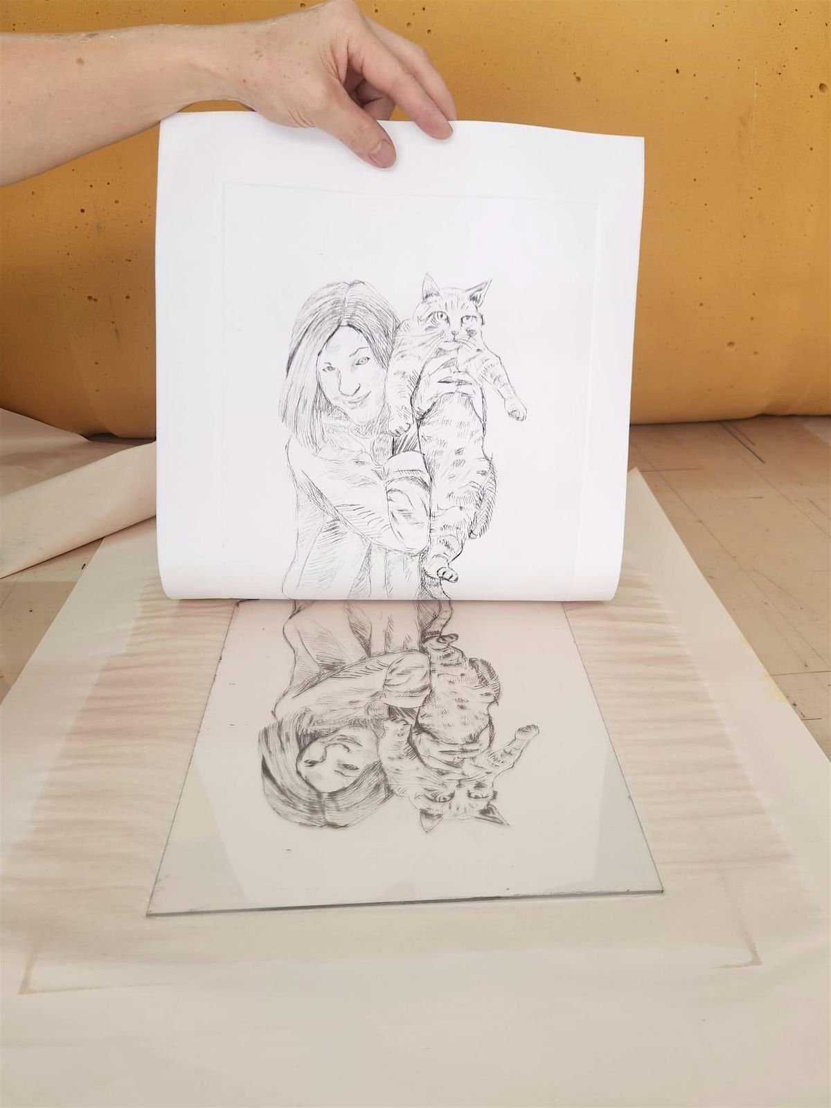A Journey Through Time - DryPoint Printmaking Workshop with April Ng