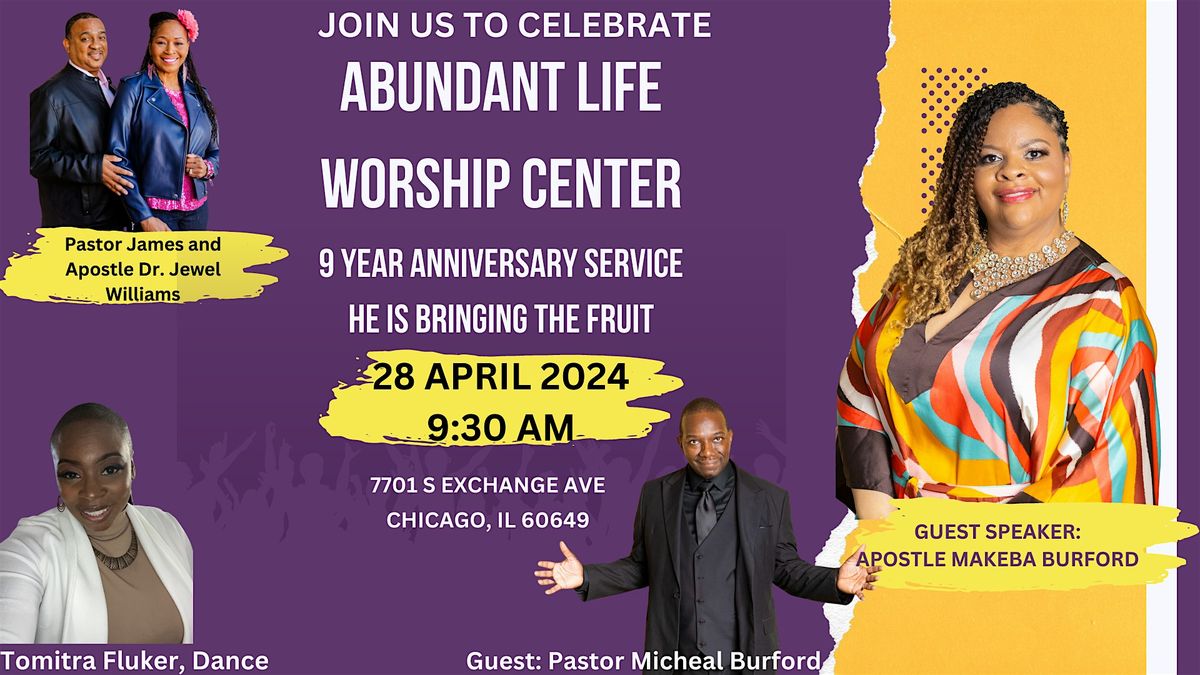 Abundant Life Worship Center 9th Anniversary Service
