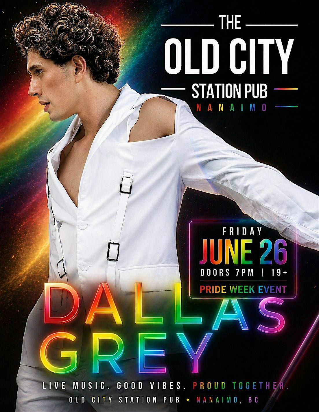 PRIDE WEEK LIVE EXPERIENCE: Dallas Grey at Old City Station