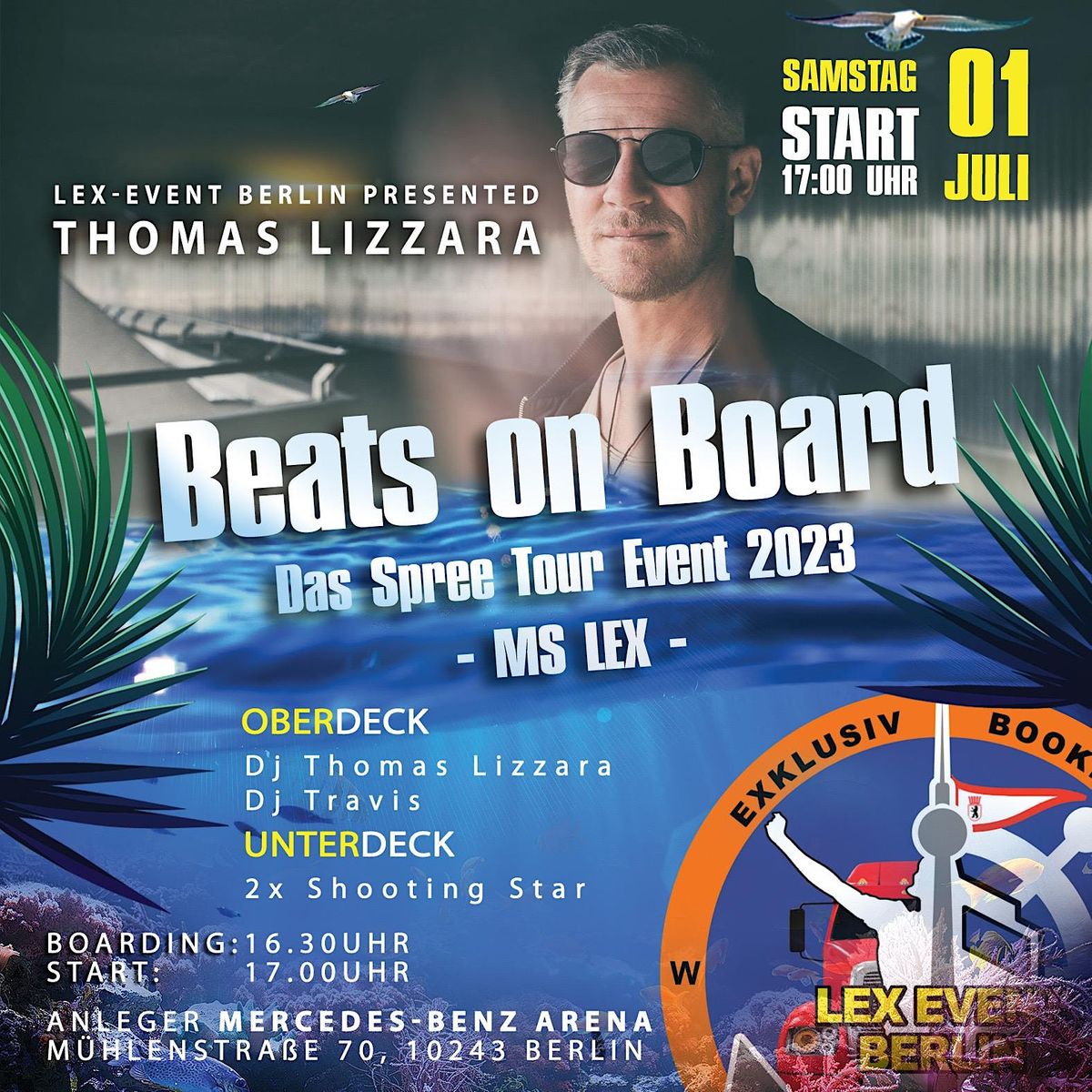 Beats on Bord - MS Lex - Thomas Lizzara