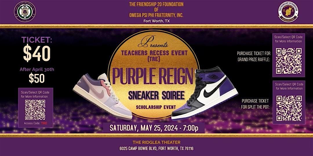 The Purple Reign Scholarship Event
