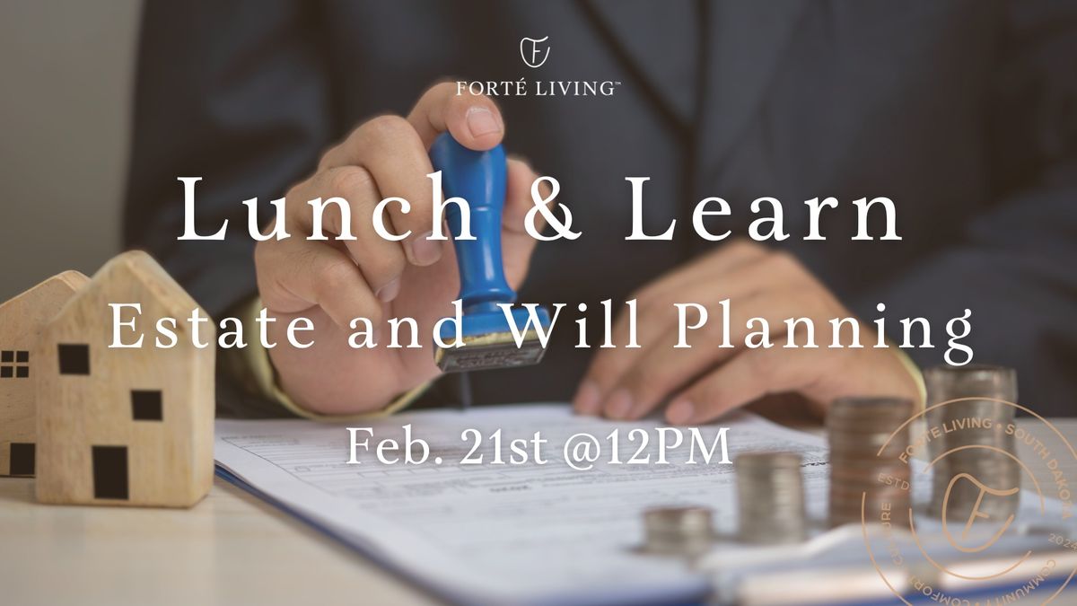 Lunch & Learn: Estate and Will Planning w. Helsper, Mccarty, & Rasmussen (ALL WELCOME)