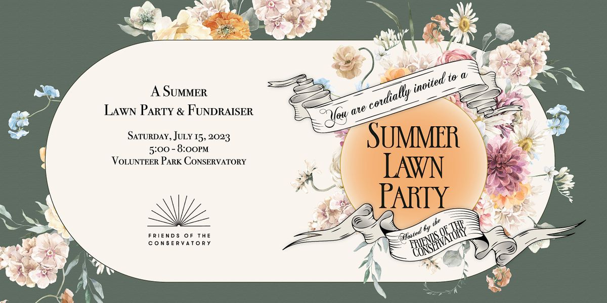 A Summer Lawn Party & Fundraiser