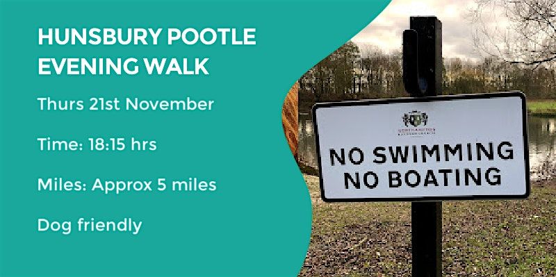 HUNSBURY POOTLE EVENING WALK | 3.5 MILES | MODERATE | NORTHANTS