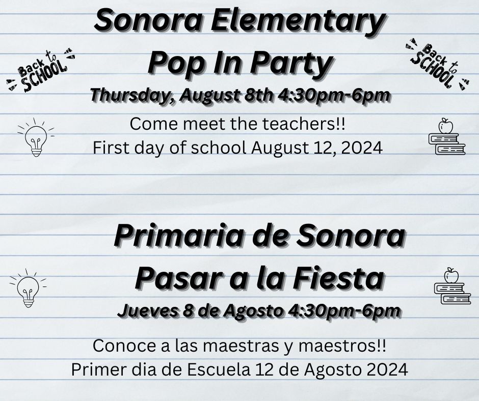 Pop in Party (Meet the Teachers)
