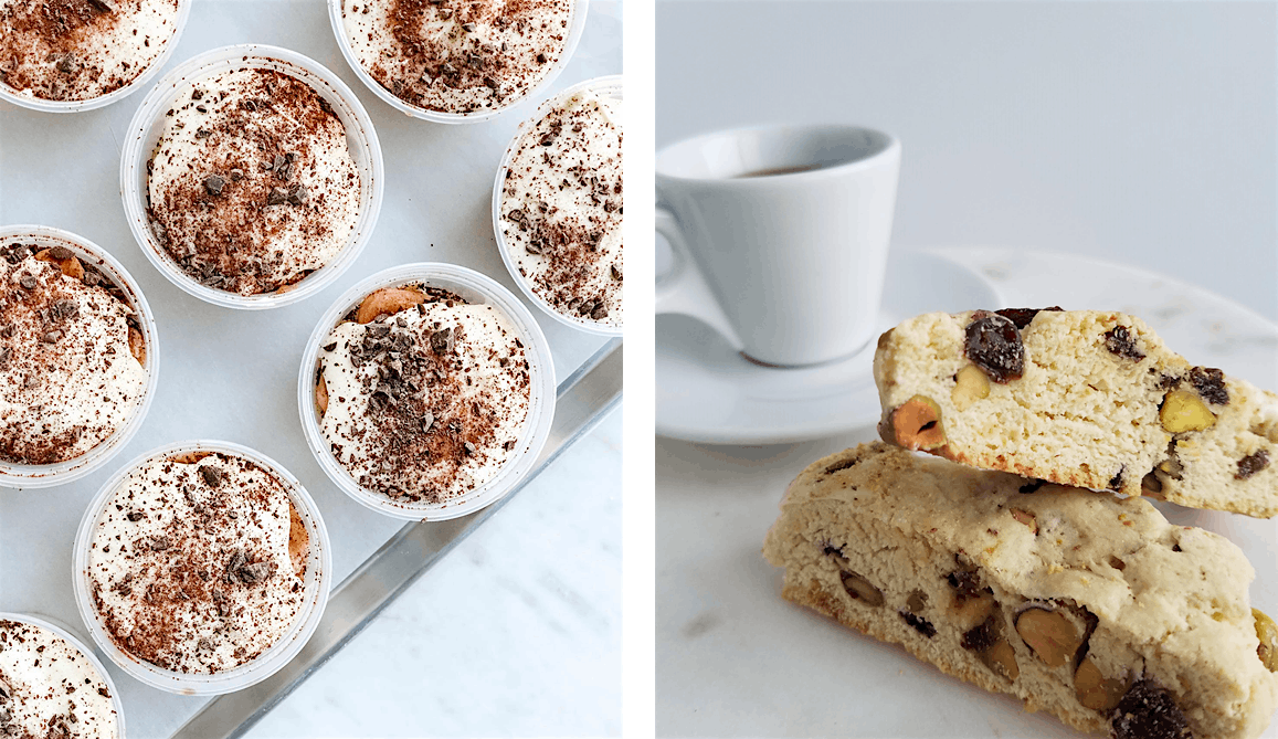 Italian Baking Class: Tiramisu & Pistachio Biscotti