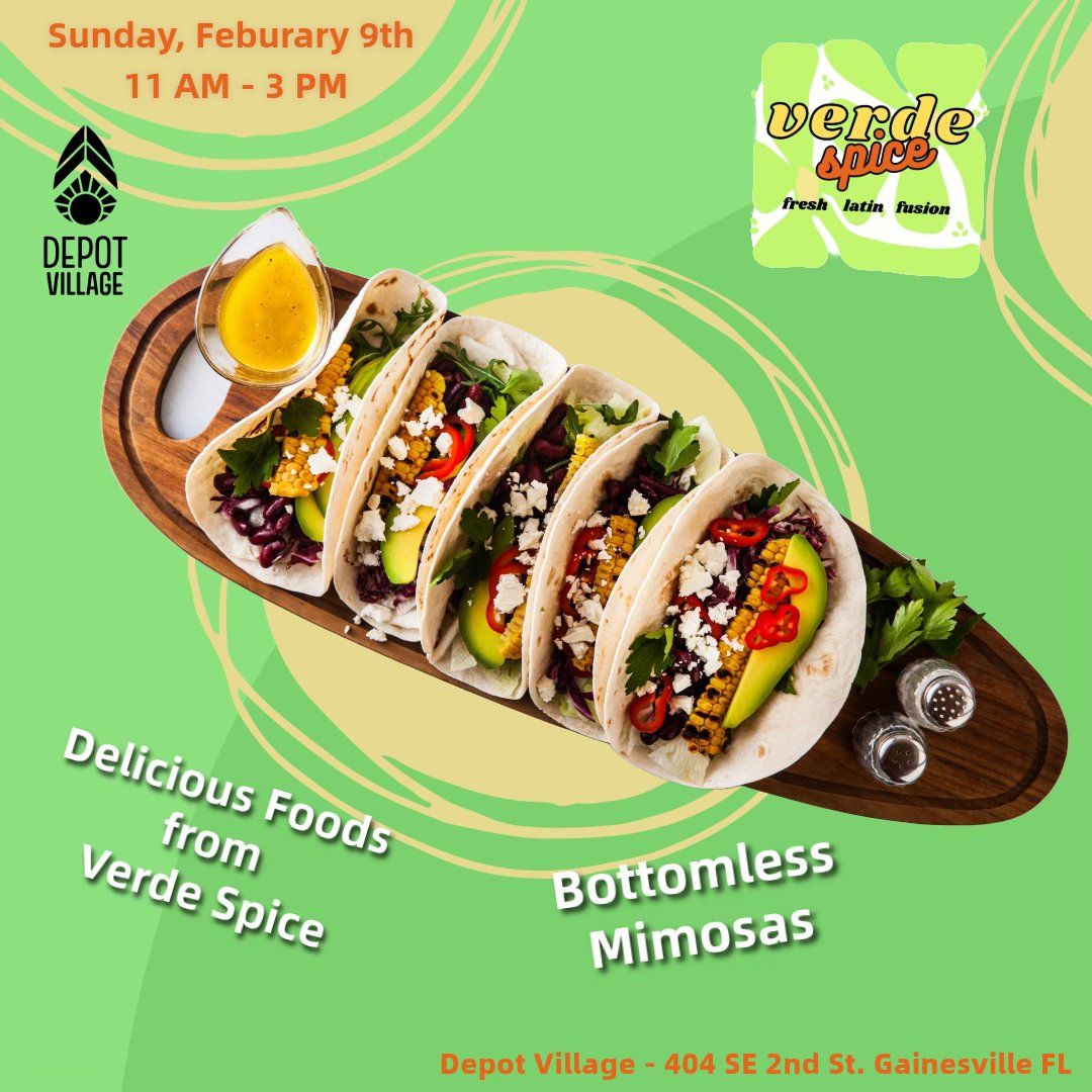 Sunday Brunch with Verde Spice at Depot Village