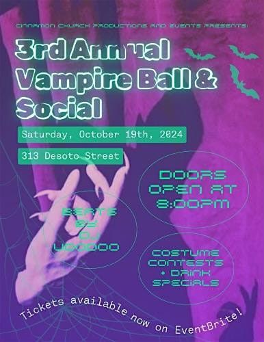 3rd Annual Vampire Ball & Social