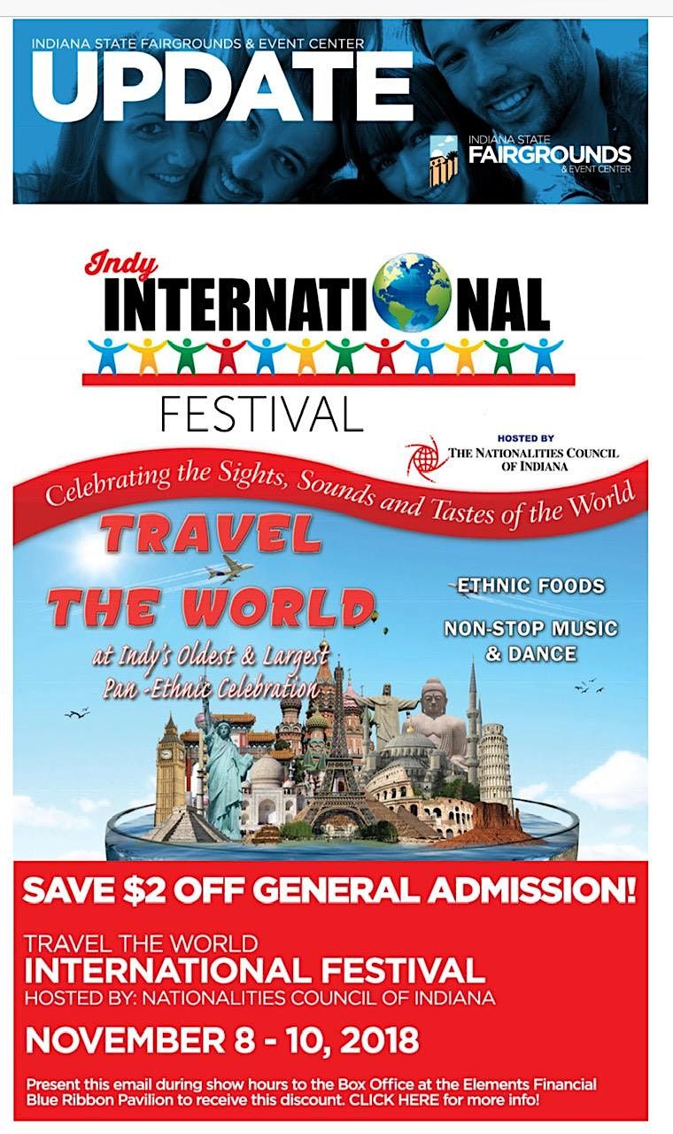 Indy International Festival 2022, Indiana State Fairgrounds & Event