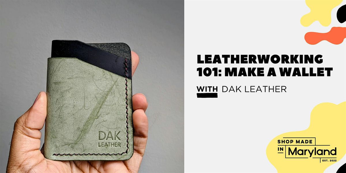 Leatherworking 101: Make a Wallet w\/DAK Leather