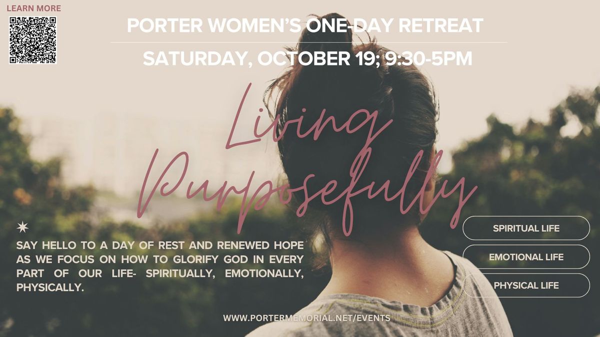 Porter Women's Ministry Fall Retreat