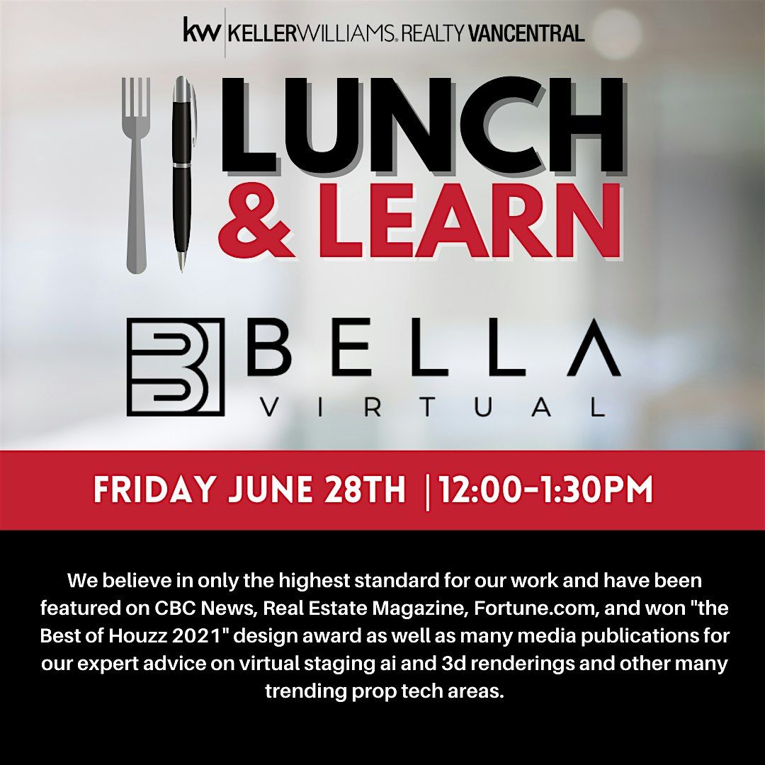 LUNCH & LEARN WITH BELLA VIRTUAL