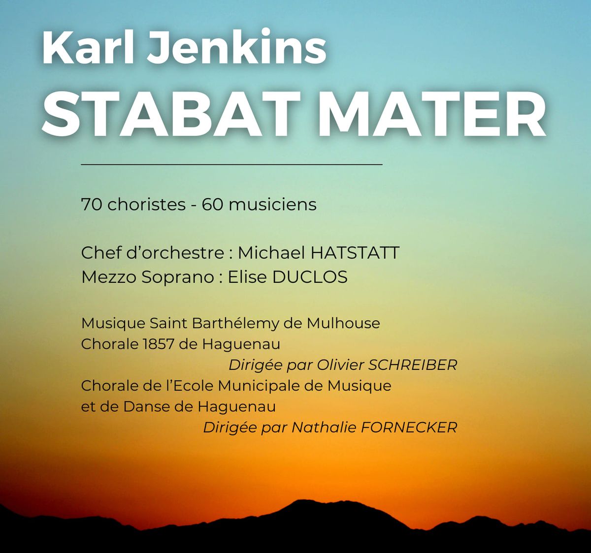 Concert Stabat Mater - Eglise Saint Georges