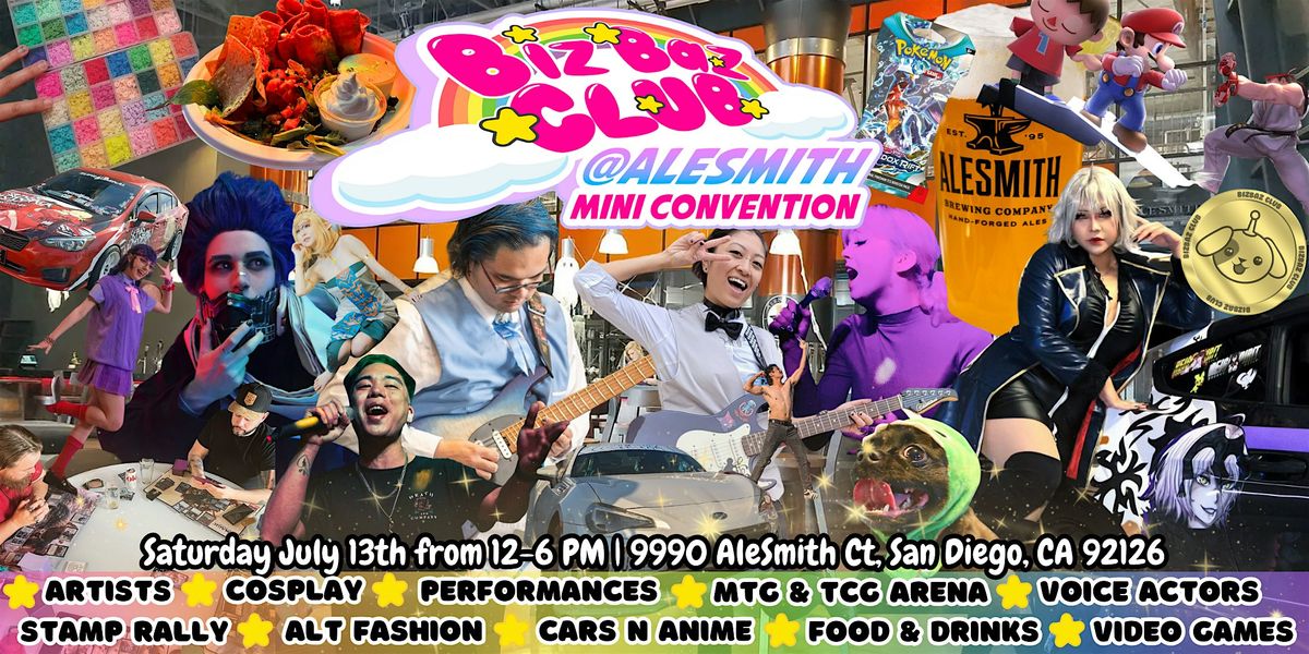 FREE Anime Kawaii Nerdy MINI CONVENTION: BizBaz @ AleSmith Brewery!