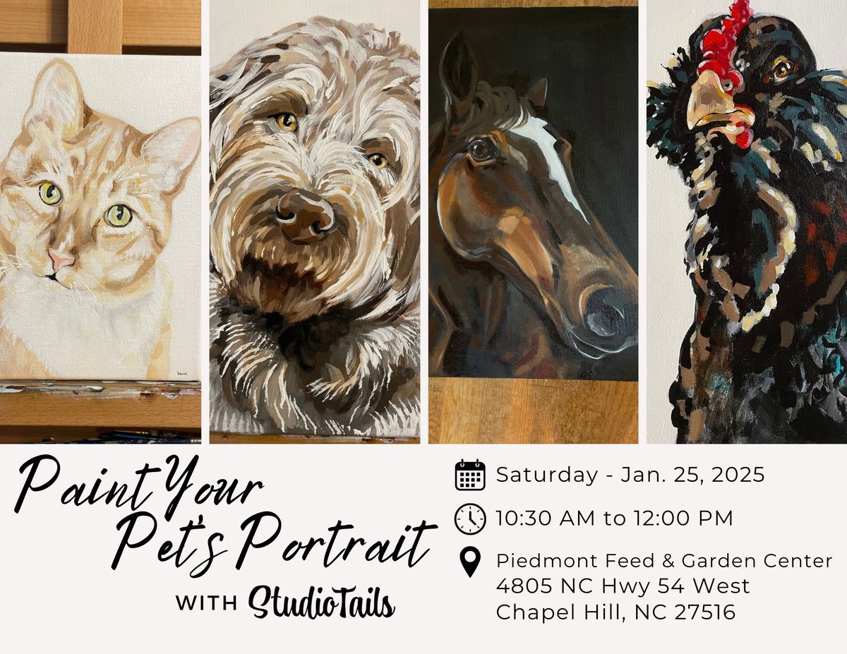 Paint Your Pet's Portrait