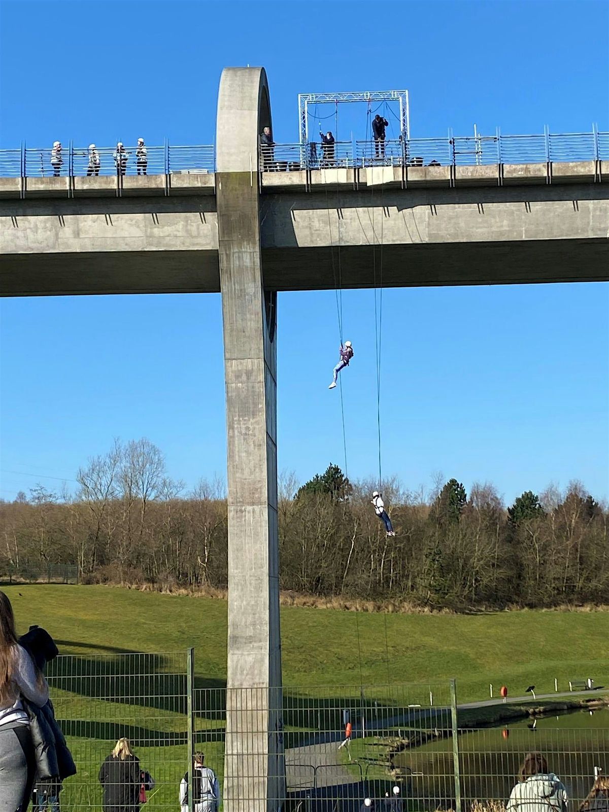 Falkirk Wheel Abseil