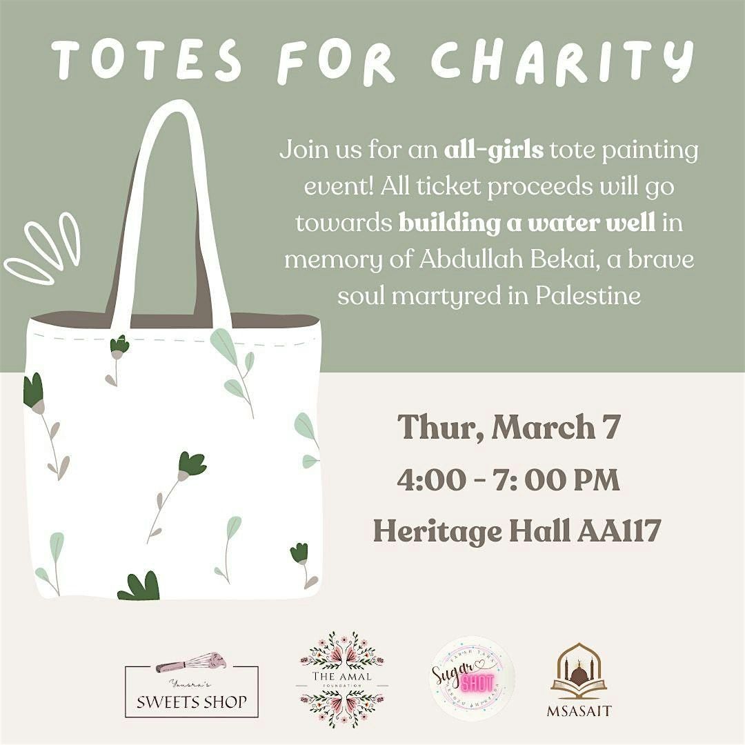 Totes for Charity Tote bag Painting, Heritage Hall SAIT, Calgary, 7