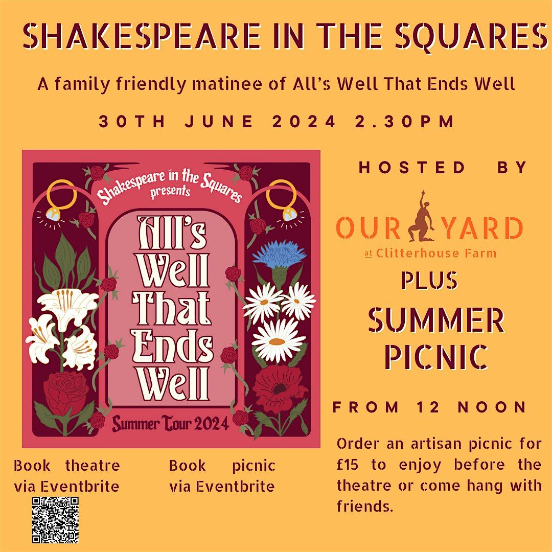 Summer Picnic for Shakespeare in the Squares